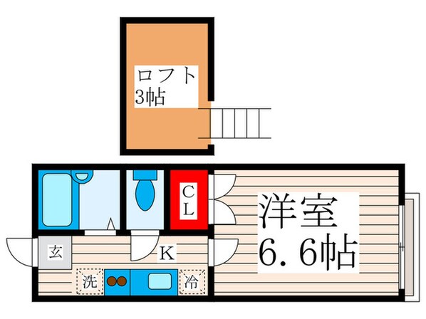 アプロ－ズＢの物件間取画像